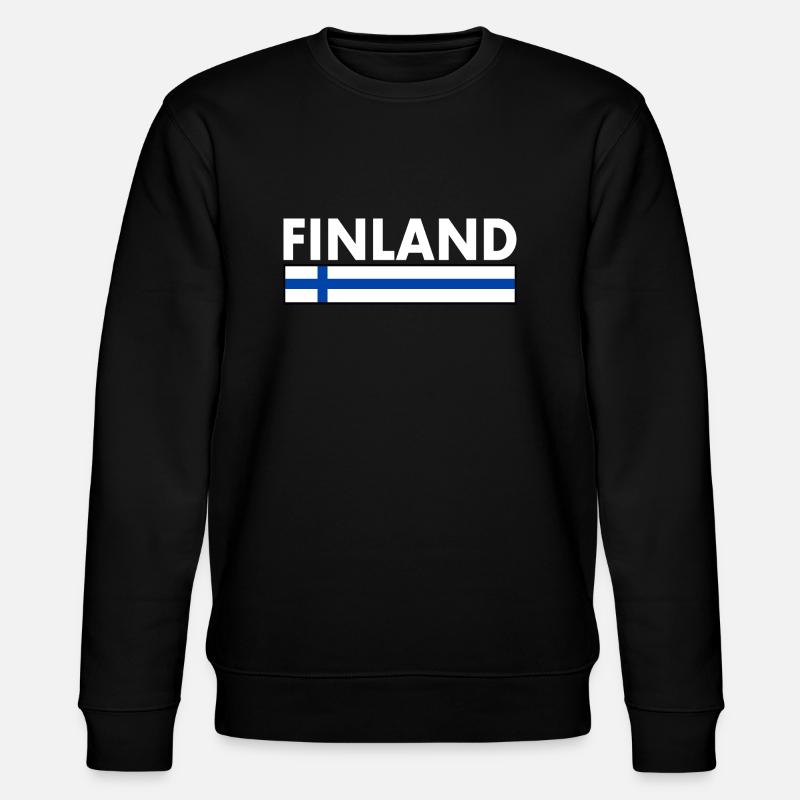 Finland - Stanley/Stella CHANGER Unisex Organic Sweatshirt - black