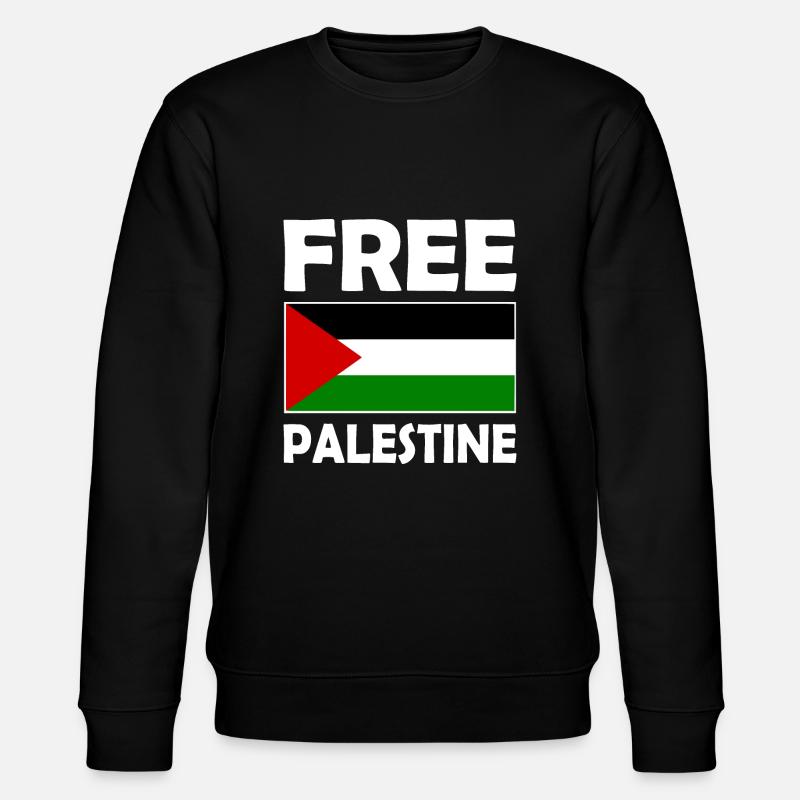Free palestine - Sweat bio CHANGER Stanley/Stella Unisexe - noir
