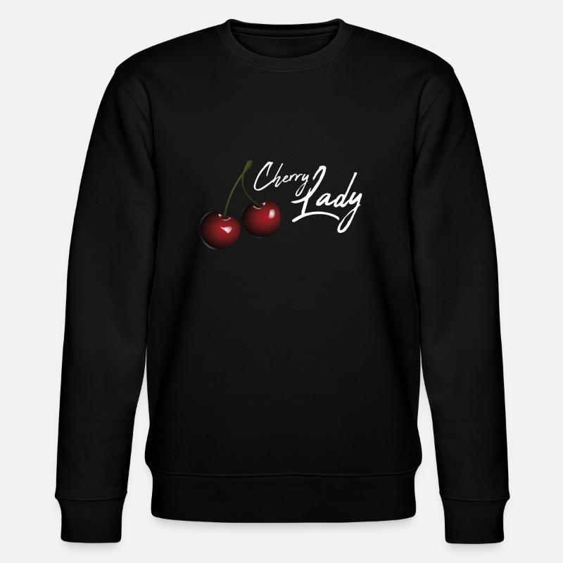 Cerise Lady / idée cadeau - Sweat bio CHANGER Stanley/Stella Unisexe - noir