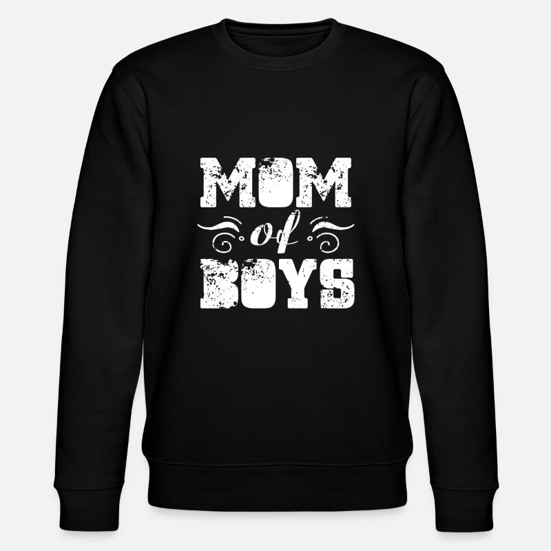 Mutter des Jungen-Shirts - Stanley/Stella Unisex Bio-Sweatshirt CHANGER  - Schwarz