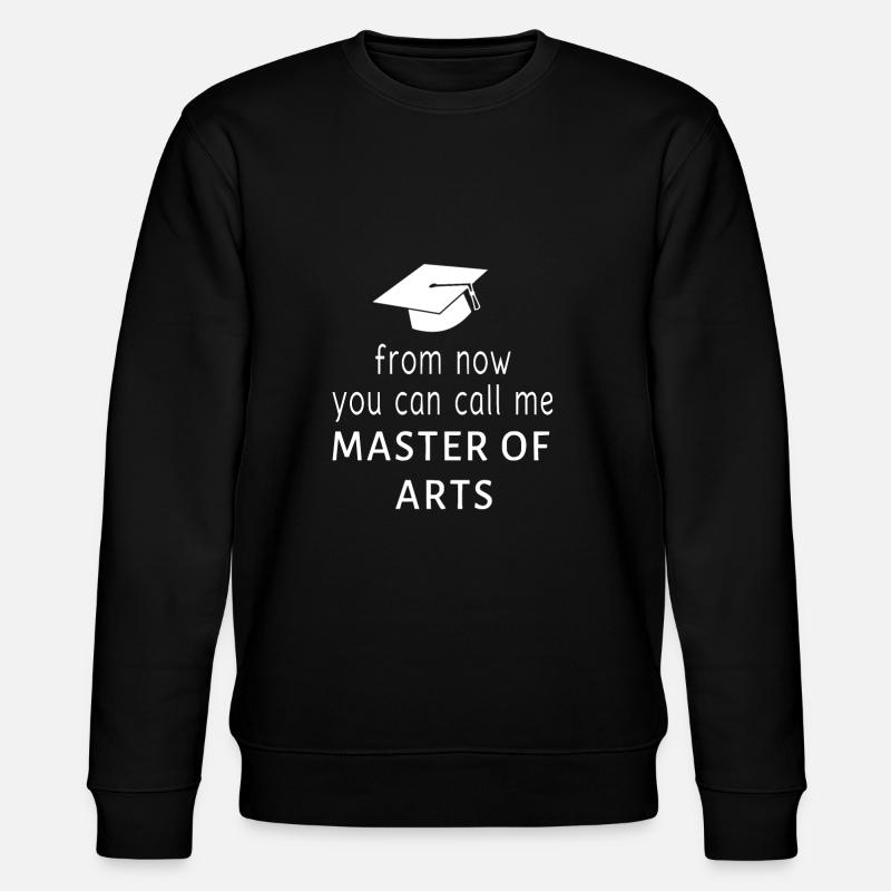 Master of Arts - Stanley/Stella Unisex Bio-Sweatshirt CHANGER  - Schwarz