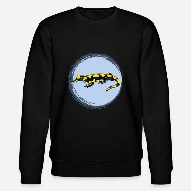 Feuersalamander / Fire Salamander II - Stanley/Stella Unisex Bio-Sweatshirt CHANGER  - Schwarz