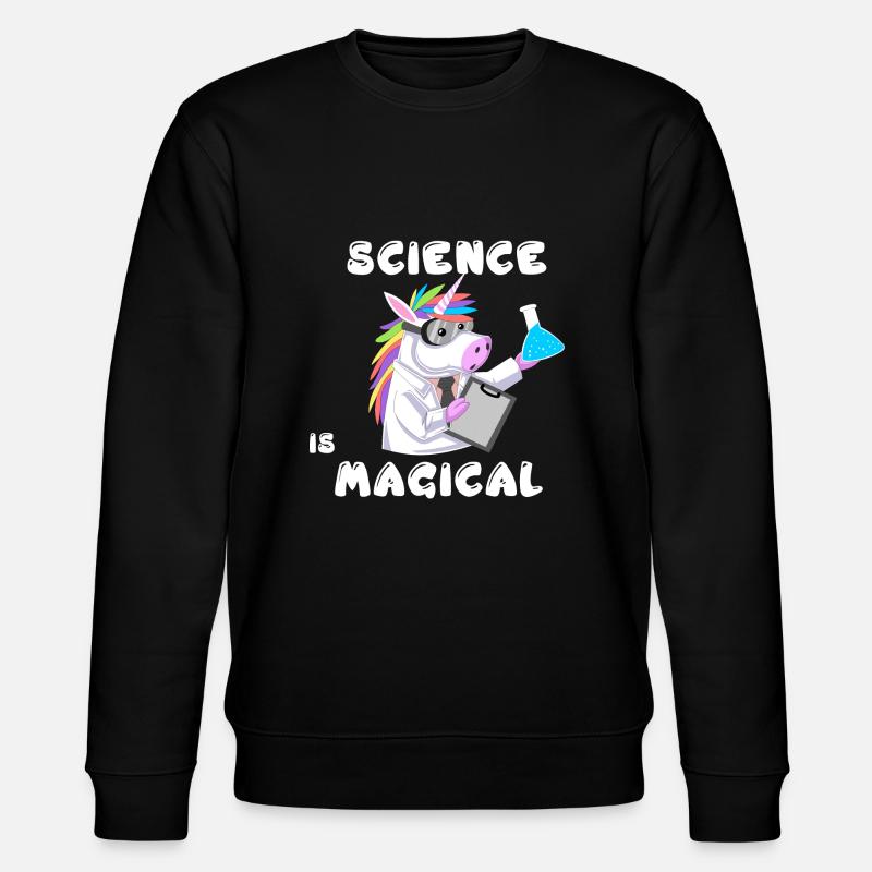 Wissenschaft - Stanley/Stella Unisex Bio-Sweatshirt CHANGER  - Schwarz