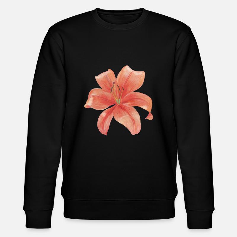 Lilie - Stanley/Stella Unisex Bio-Sweatshirt CHANGER  - Schwarz