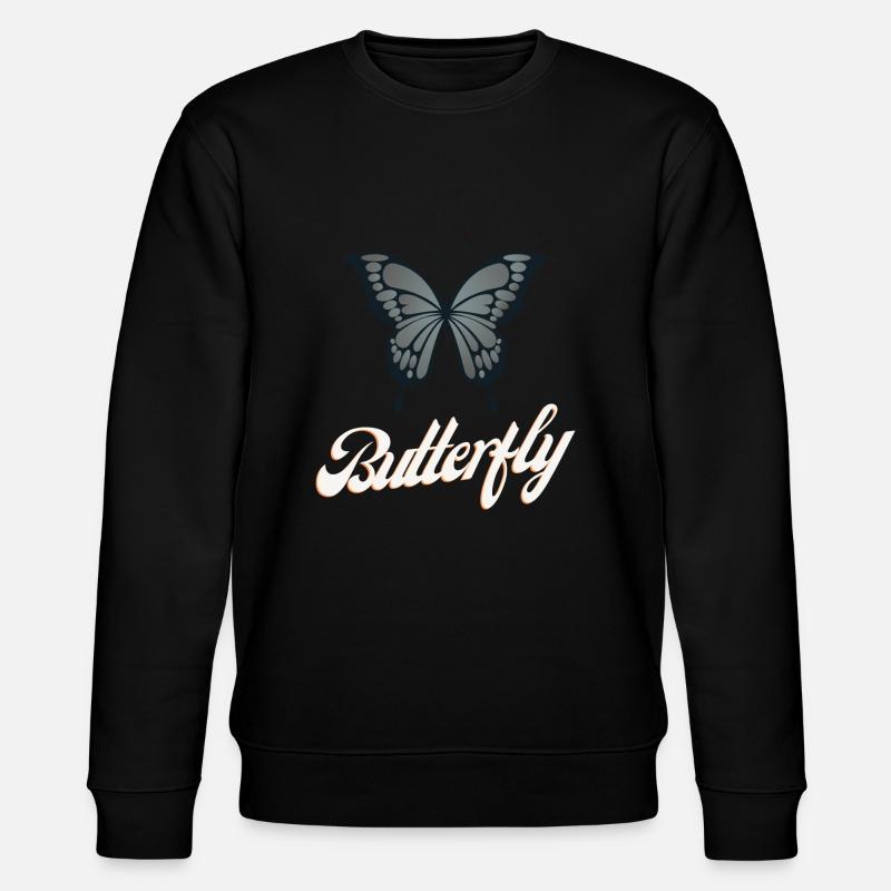 PAPILLON - Sweat bio CHANGER Stanley/Stella Unisexe - noir