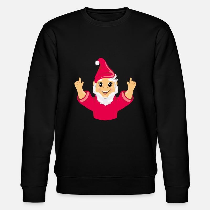 Gnome heureux - Sweat bio CHANGER Stanley/Stella Unisexe - noir