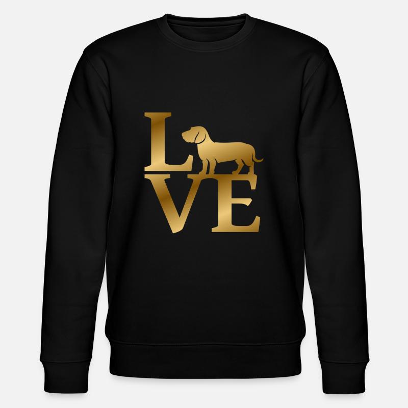 Teckel d’amour - Sweat bio CHANGER Stanley/Stella Unisexe - noir