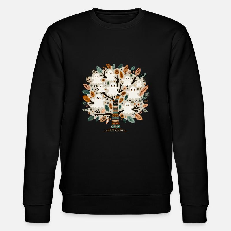 Boho Ghost Tree T-Shirt - Sweat bio CHANGER Stanley/Stella Unisexe - noir