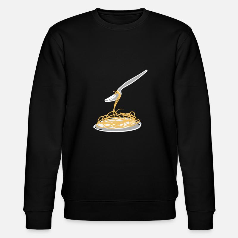 Nouilles spaghetti - Sweat bio CHANGER Stanley/Stella Unisexe - noir