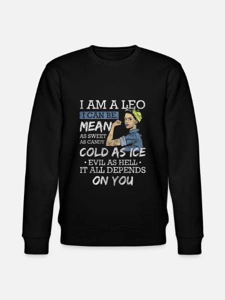 Leo superstition characteristics Leo - Stanley/Stella CHANGER Unisex Organic Sweatshirt - black