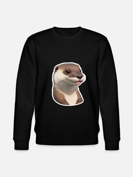 Loutre mignonne - Sweat bio CHANGER Stanley/Stella Unisexe - noir