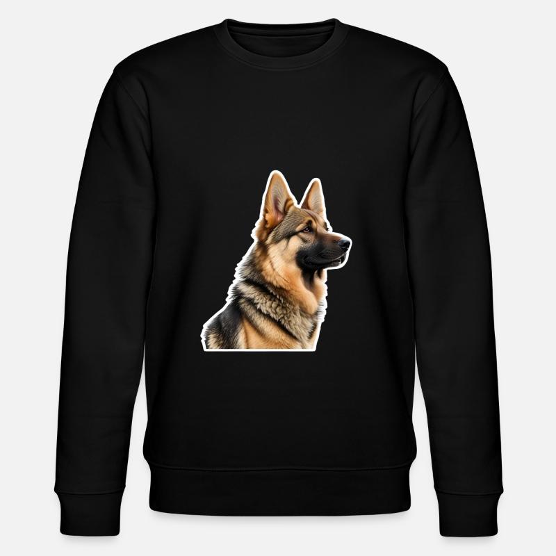 Schäferhund - Stanley/Stella Unisex Bio-Sweatshirt CHANGER  - Schwarz