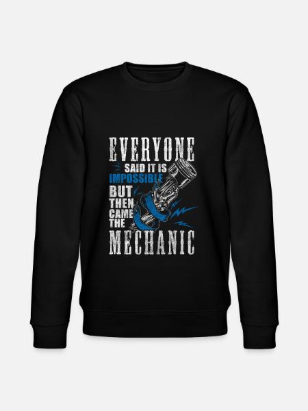 Car Craftsman Master Motor - Stanley/Stella CHANGER Unisex Organic Sweatshirt - black
