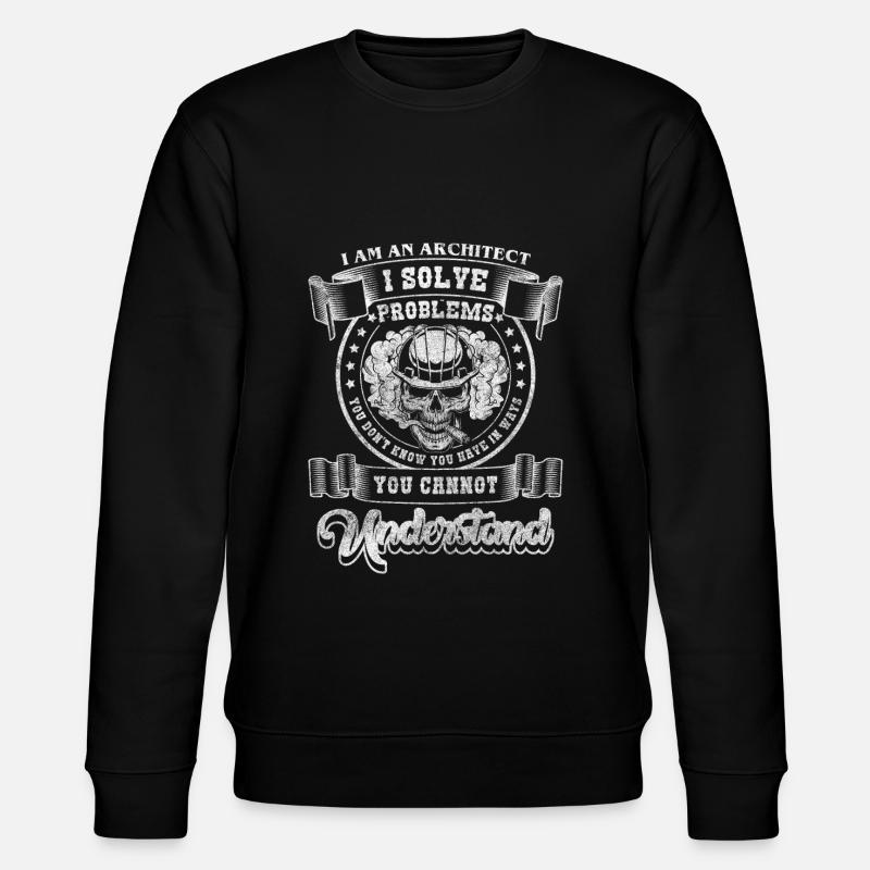 Architect Profession Builder - Stanley/Stella CHANGER Unisex Organic Sweatshirt - black