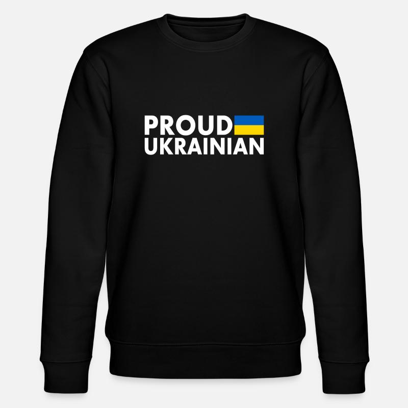 Proud ukrainian - Sweat bio CHANGER Stanley/Stella Unisexe - noir