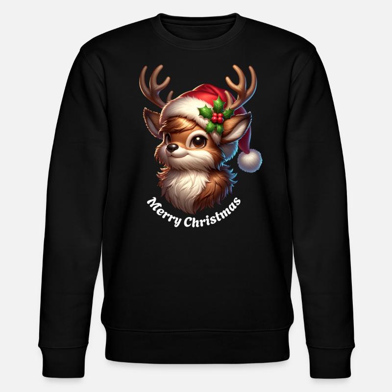 Reindeer - Stanley/Stella Unisex Bio-Sweatshirt CHANGER - Schwarz
