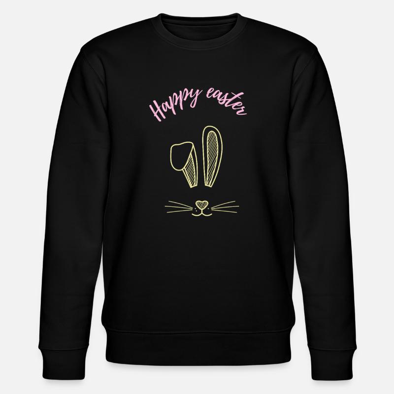 Happy Eastern Gift - Stanley/Stella CHANGER Unisex Organic Sweatshirt - black