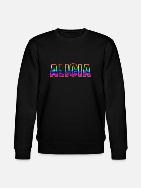 alicia rs rainbow - Stanley/Stella CHANGER Unisex Organic Sweatshirt - black