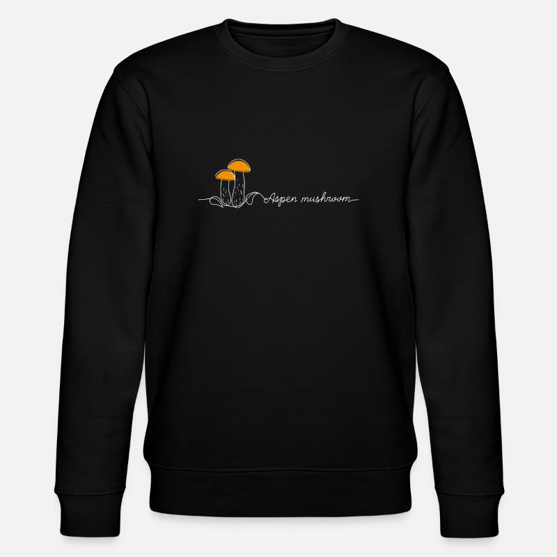 Magische Pilze - Stanley/Stella Unisex Bio-Sweatshirt CHANGER  - Schwarz