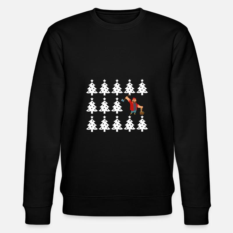 Anti Weihnachten - Stanley/Stella Unisex Bio-Sweatshirt CHANGER  - Schwarz
