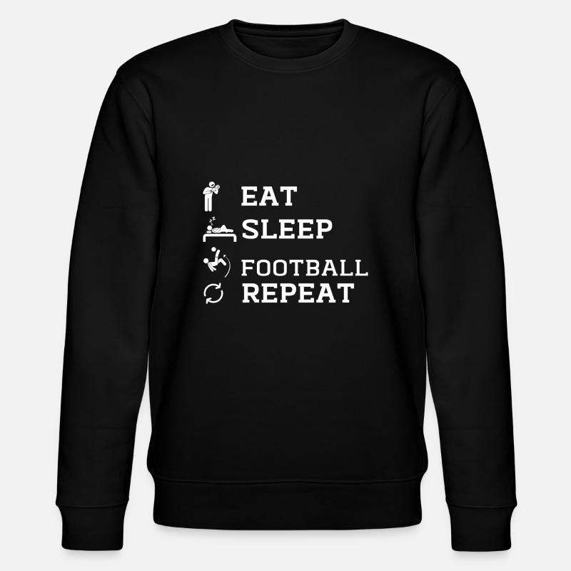 Grappige Voetbalshirt - Stanley/Stella Unisex Bio-Sweatshirt CHANGER - Schwarz