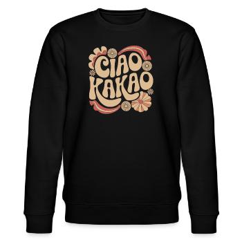 Ciao Cocoa - Stanley/Stella CHANGER Unisex Organic Sweatshirt - black - Front - Nik (191cm) & Marisol (170cm)