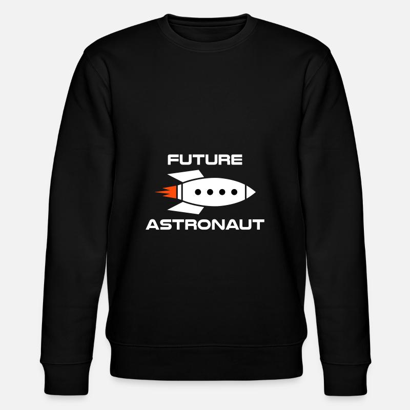 Future astronaut (Raumschiff) - Stanley/Stella Unisex Bio-Sweatshirt CHANGER  - Schwarz