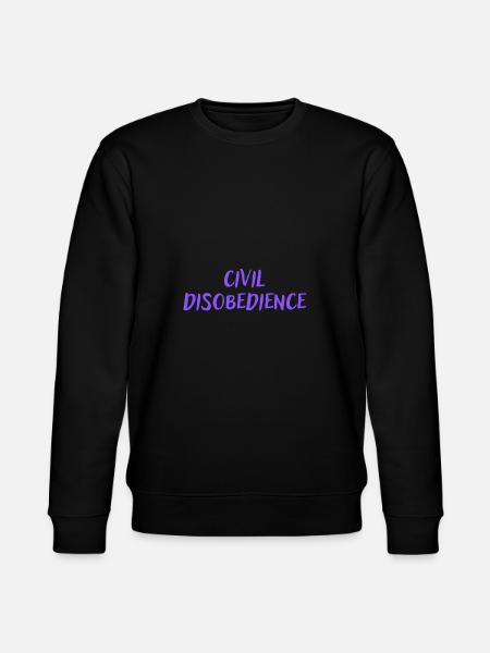 Civil disobedience - Stanley/Stella CHANGER Unisex Organic Sweatshirt - black