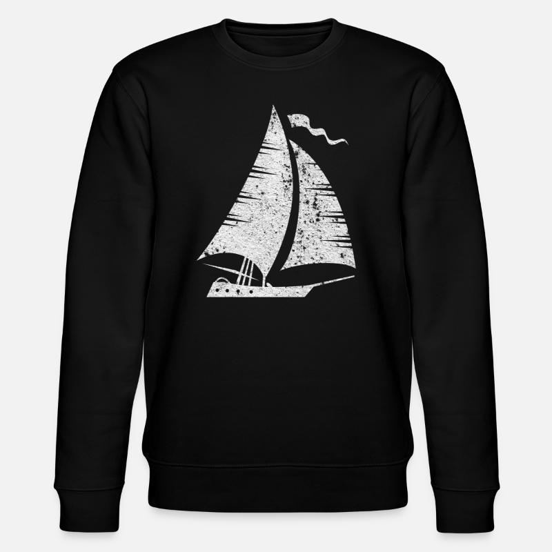 Sailboat Sailing Sailor - Stanley/Stella CHANGER Unisex Organic Sweatshirt - black