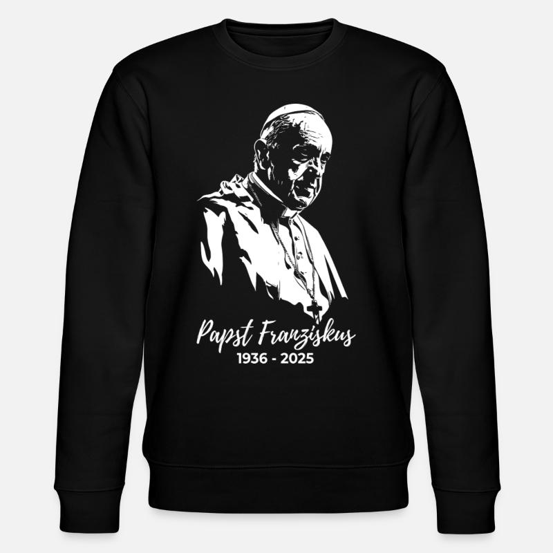 Pape François - Saint-Père - Sweat bio CHANGER Stanley/Stella Unisexe - noir