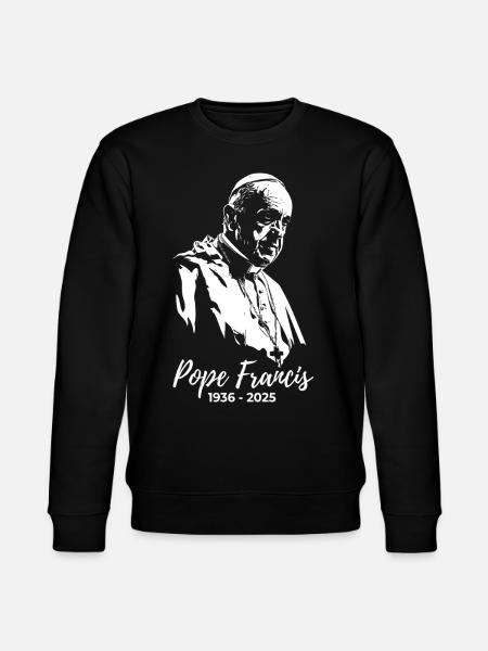 Pope Francis - Holy Father - Stanley/Stella CHANGER Unisex Organic Sweatshirt - black
