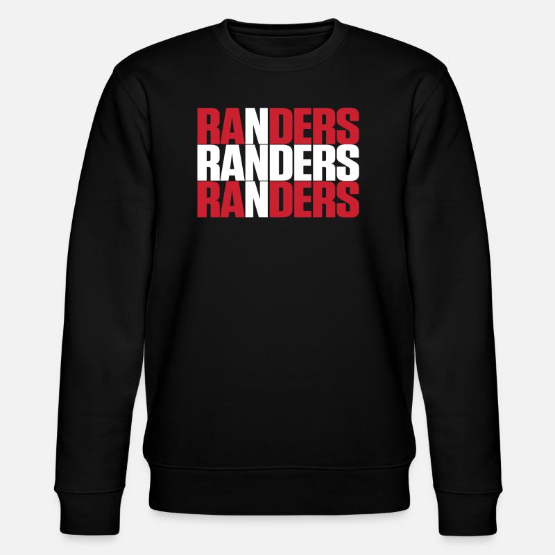 Drapeau Randers Danemark - Sweat bio CHANGER Stanley/Stella Unisexe - noir