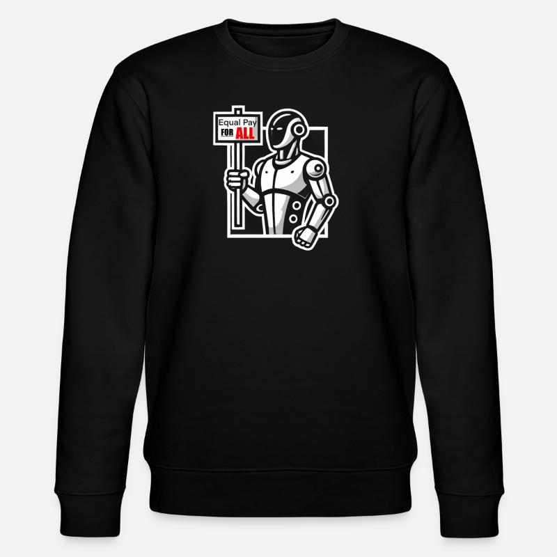 Frappe de robot - Sweat bio CHANGER Stanley/Stella Unisexe - noir