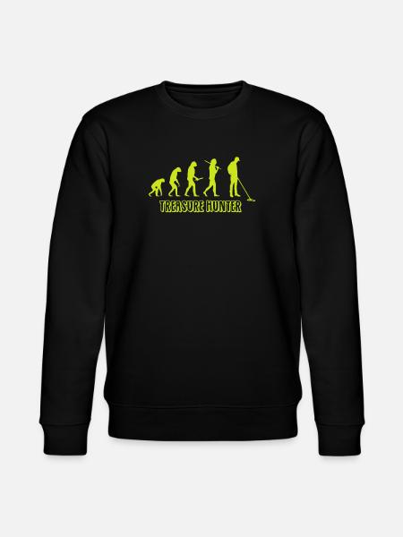 Sondengänger Evolution - Stanley/Stella Unisex Bio-Sweatshirt CHANGER  - Schwarz