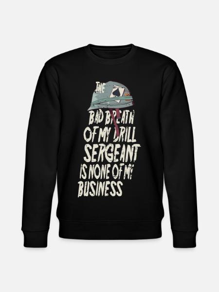 Drill Sergeant Mundgeruch - Stanley/Stella Unisex Bio-Sweatshirt CHANGER - Schwarz