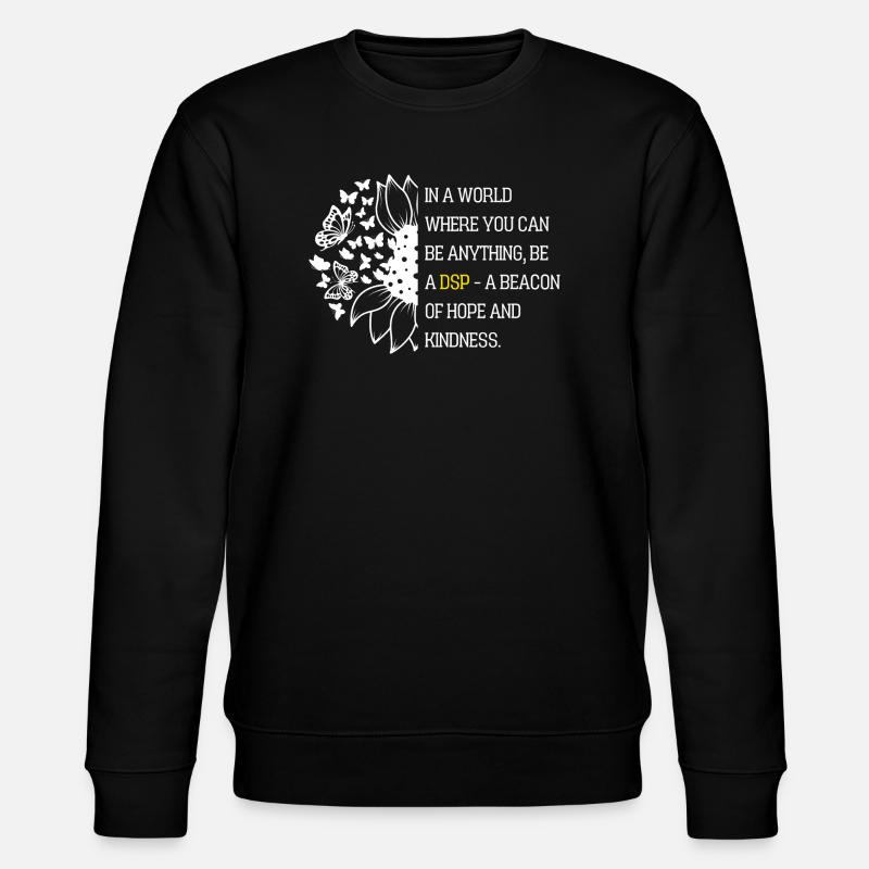 Direct Support Professional - Stanley/Stella CHANGER Unisex Organic Sweatshirt - black