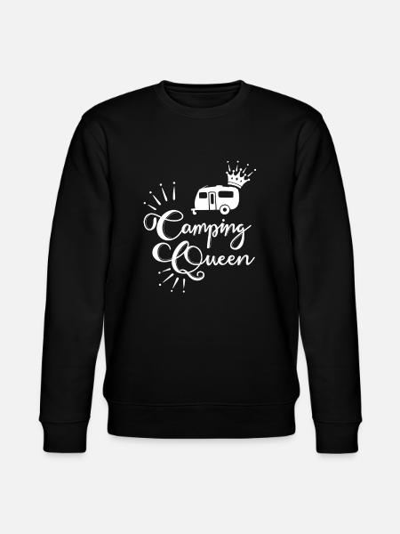 Camping Queen Wohnwagen - Stanley/Stella Unisex Bio-Sweatshirt CHANGER  - Schwarz