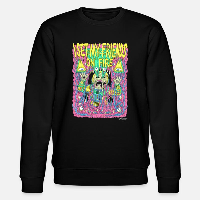 FriendsOnFire - Stanley/Stella Unisex Bio-Sweatshirt CHANGER - Schwarz
