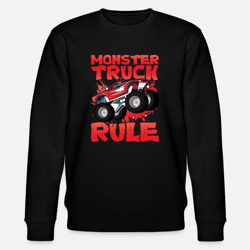 Monster Truck Rule - Stanley/Stella Unisex Bio-Sweatshirt CHANGER  - Schwarz
