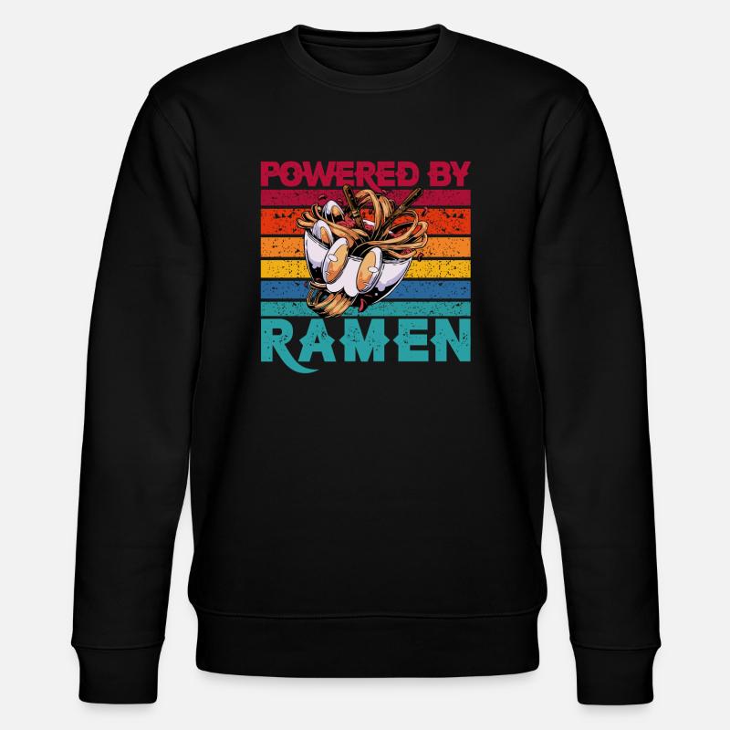 Powered by Ramen - Stanley/Stella CHANGER Unisex Organic Sweatshirt - black