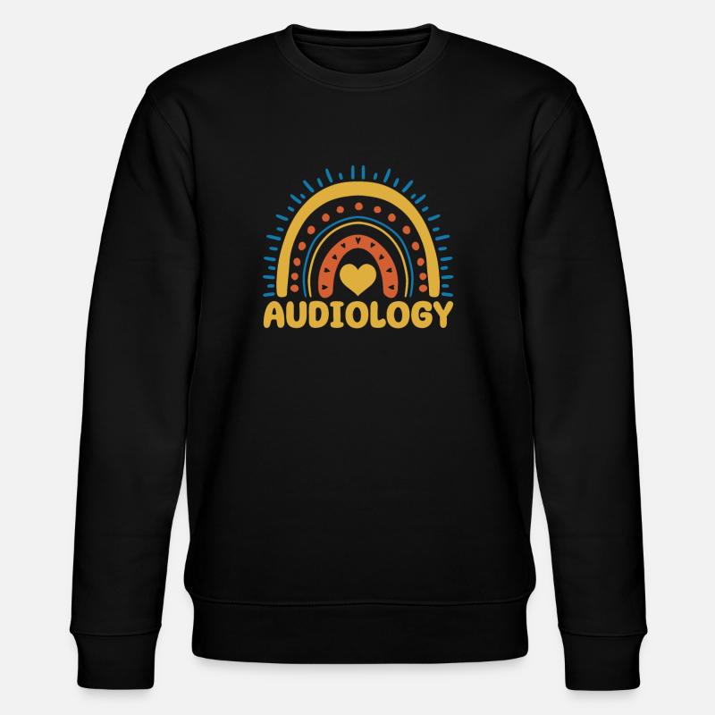 Audiology Gift - Stanley/Stella CHANGER Unisex Organic Sweatshirt - black