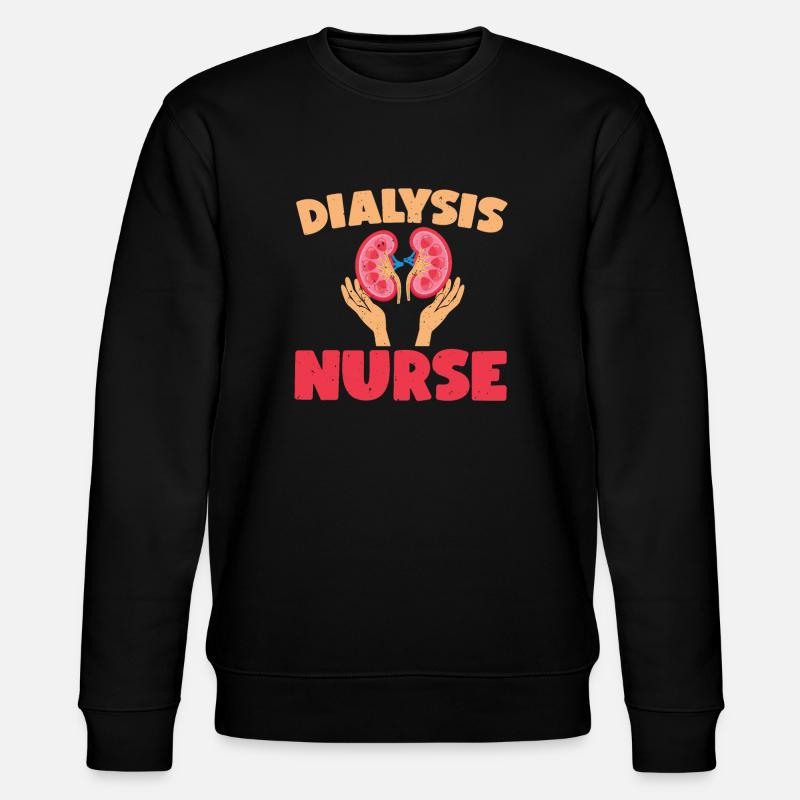 Infirmière en dialyse - Sweat bio CHANGER Stanley/Stella Unisexe - noir