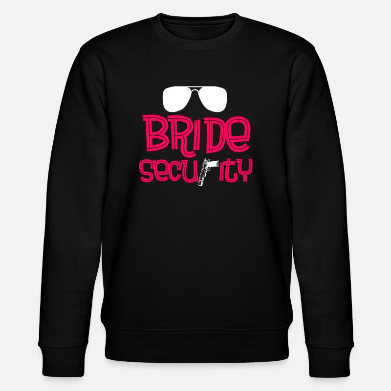 Bride security - Stanley/Stella Unisex Bio-Sweatshirt CHANGER  - Schwarz