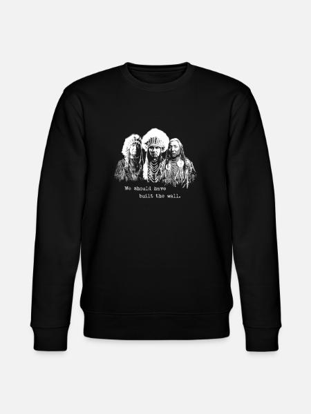 Immigration, Immigrant, Indian, USA, America - Stanley/Stella CHANGER Unisex Organic Sweatshirt - black