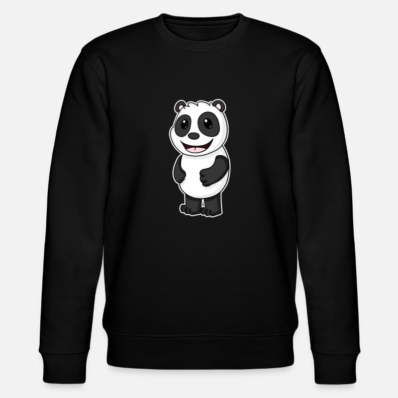 Panda Ours Panda Baby - Sweat bio CHANGER Stanley/Stella Unisexe - noir