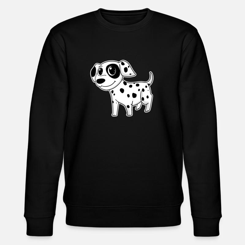 Dalmatiner Hunderasse Hund - Stanley/Stella Unisex Bio-Sweatshirt CHANGER  - Schwarz