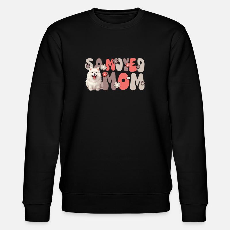 Samoyède Groovy Samoyède Maman - Sweat bio CHANGER Stanley/Stella Unisexe - noir