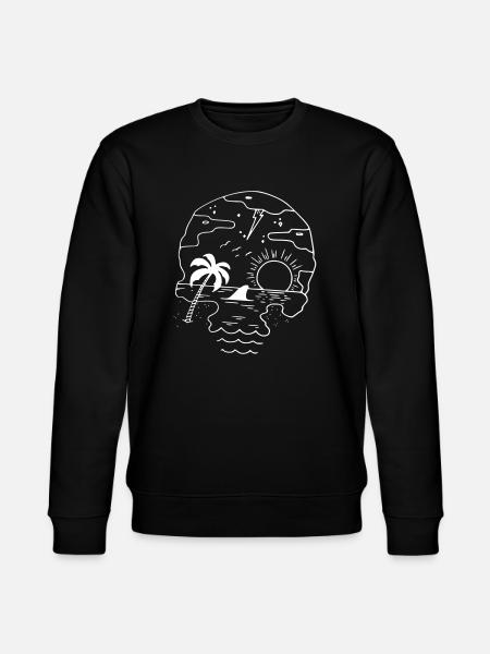 Tête de mort - Sweat bio CHANGER Stanley/Stella Unisexe - noir