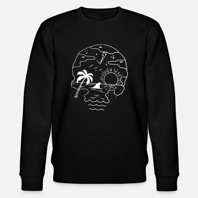 Tête de mort - Sweat bio CHANGER Stanley/Stella Unisexe - noir