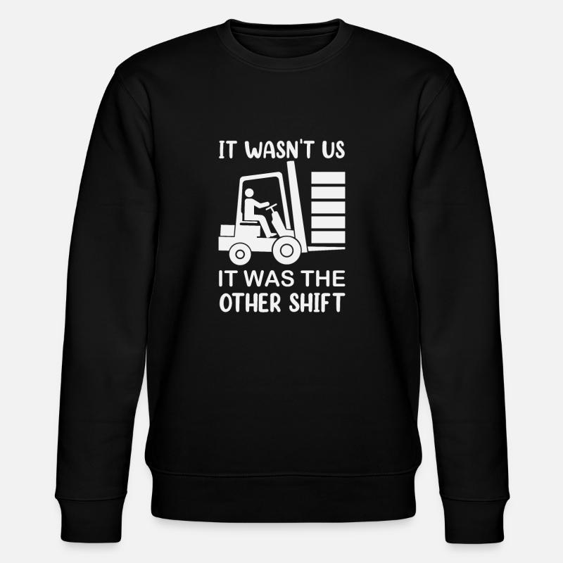 Gabelstaplerfahrer Gabelstaplerfahrer - Stanley/Stella Unisex Bio-Sweatshirt CHANGER  - Schwarz
